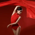Body danza adulto elegante con colletto alla coreana - immagine 4