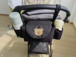 Borsa portaoggetti da passeggino con orsetto - immagine 5