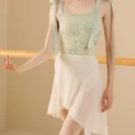 Gonna da danza in chiffon con lacci per ragazze e donne - immagine 5