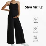 Tuta premaman ampia con spalline regolabili - immagine 3