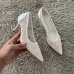 Sandali con tacco alto eleganti da donna per cerimonia - immagine 3