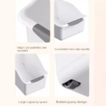 Organizzatore sottolavello in plastica con ruote 2/3 pezzi - immagine 6