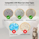 Lettiera per gatti autopulente XL con sensori di sicurezza - immagine 5