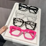 Set occhiali da vista finti quadrati per uso quotidiano