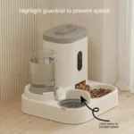 Dispenser cibo e acqua per cani e gatti con fontanella - immagine 2