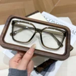 Occhiali da vista quadrati donna anti luce blu retrò - immagine 4