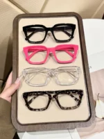 Set 4 occhiali da vista neutri con montatura quadrata - immagine 4