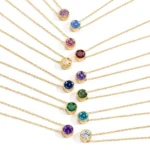 Collana con 12 pietre portafortuna in acciaio inox - immagine 5