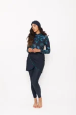 Costume da bagno donna 3 pezzi con maniche lunghe - immagine 3