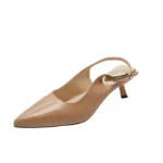 Sandali estivi donna con tacco medio elegante - immagine 6