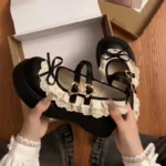 Scarpe Mary Jane donna con tacco spesso e plateau - immagine 2