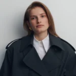 Orecchini a bottone ovali vintage in acciaio inox dorato - immagine 4