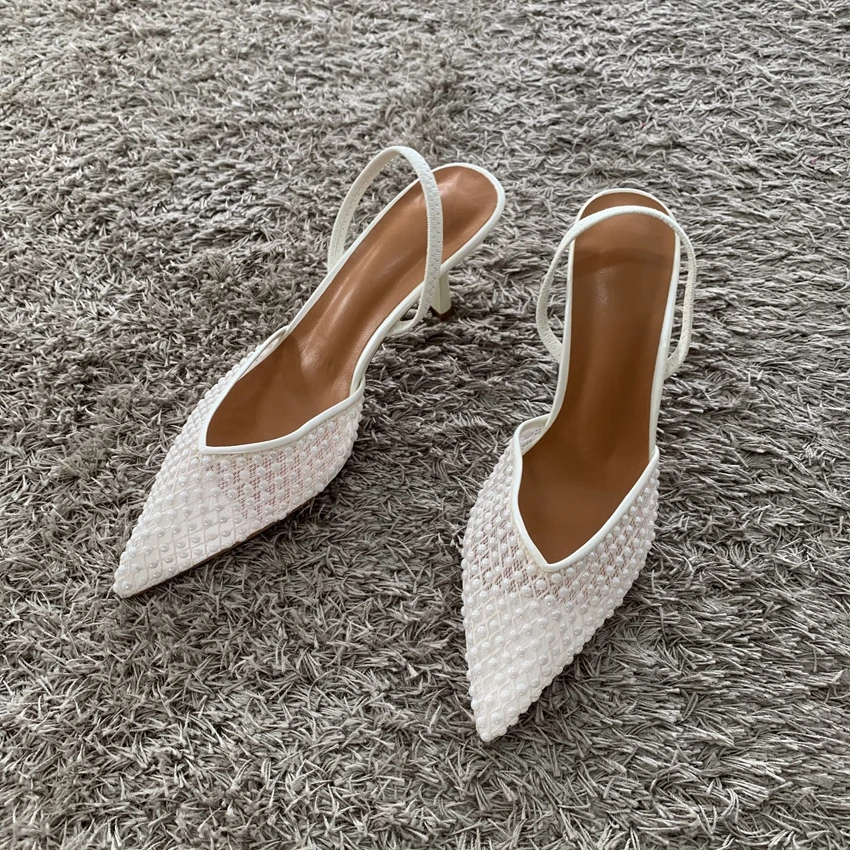 kf-Se6d19a5fd01243bc99e0a9126027cc67X Sandali mesh con tacco a spillo e perline donna - immagine 1