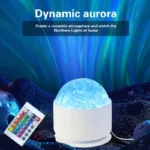 Lampada proiettore aurora boreale LED con telecomando - immagine 2