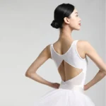 Body da ballo in lycra senza maniche schiena scoperta - immagine 4