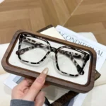 Occhiali da vista quadrati donna anti luce blu retrò