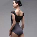 Body danza in pizzo senza schiena con scollo quadrato - immagine 2