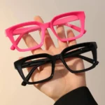 Set occhiali da vista finti quadrati per uso quotidiano - immagine 6