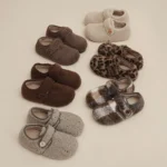 Scarpe basse donna in cotone caldo con stampa leopardata - immagine 6