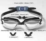 Occhialini nuoto adulti antiappannamento con protezione UV - immagine 3