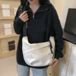 Borsa tote neutra con tracolla per palestra e tempo libero - immagine 6