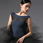 Body danza classica donna con inserti mesh traspiranti - immagine 3