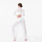Set danza moderna donna top e pantaloni eleganti - immagine 6