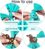 Dispenser portasacchetti igienici per cani con clip luminosa - immagine 5