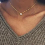 Collana con 12 pietre portafortuna in acciaio inox - immagine 2