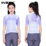 Maglia ciclismo donna estiva manica corta con tasche