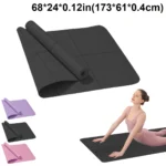 Tappetino yoga e fitness in schiuma EVA 4 mm