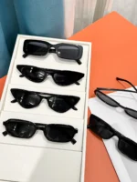 Set 6 occhiali decorativi neri leggeri e alla moda - immagine 2
