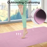 Tappetino yoga e fitness antiscivolo da viaggio 6 mm - immagine 5