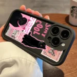 Custodia morbida gatto nero in silicone per iPhone - immagine 5