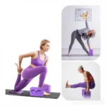 Blocchi yoga in schiuma EVA antiscivolo con supporto polso - immagine 3