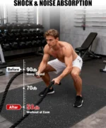 Set 12 tappetini puzzle EVA 52x52cm per palestra casa - immagine 5