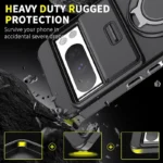 Custodia magnetica antiurto con anello per Google Pixel - immagine 3