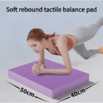 Tappetino equilibrio in schiuma antiscivolo per fitness e yoga