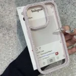 Custodia iPhone con strass brillanti antiurto - immagine 2