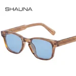 Occhiali da sole quadrati unisex UV400 stile moderno