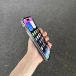 Custodia iPhone gatto nero cartone animato antiurto - immagine 5