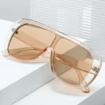 Occhiali da sole retrò unisex con lenti sfumate UV400 - immagine 3