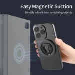 Supporto telefono da tavolo bifacciale con anello magnetico - immagine 4