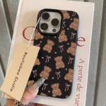 Cover telefono orsetto con papillon per Samsung Galaxy - immagine 5