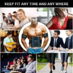 Elettrostimolatore muscolare EMS per addominali e glutei - immagine 5