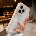 Custodia iPhone con strass brillanti antiurto - immagine 3