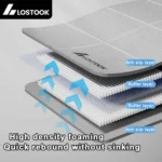 Tappetino yoga pieghevole da viaggio in TPE 4 mm - immagine 3