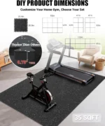 Set 12 tappetini puzzle EVA 52x52cm per palestra casa - immagine 3