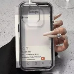 Custodia trasparente colorata antiurto per iPhone - immagine 5