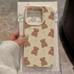 Cover telefono orsetto con papillon per Samsung Galaxy